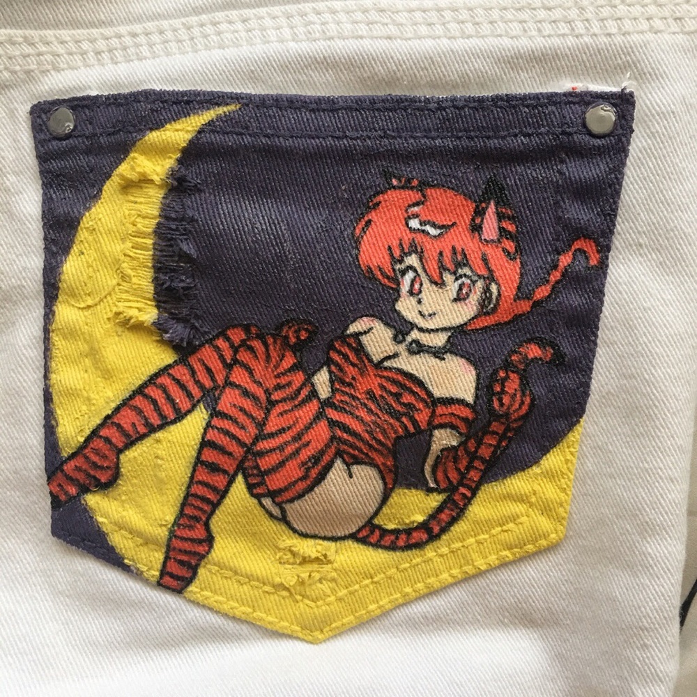 Ranma 1/2 White Jeans
